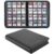 16-Pocket Zipper Binder for 1280 Trading Cards with 40 Side-Loading Pages