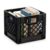 16-Quart Heavy-Duty Plastic Storage Crate with Handles,File Crate, Black