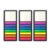 160 / 300Pcs Colored Sticky Tabs Long Page Sticky Tabs Strips Note Translucent Note Tear