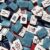 160 Acrylic American Mahjong Tile Set 4 Layer Engraved Tiles with Dice