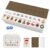160 Christmas American Mahjong Tile Set Gift Vintage Plaid Red Green Gold