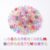 160Pcs Clear Large Bubble Letter Beads Chunky Acrylic Alphabet Beads