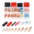 160PCS Copper Wire Lugs AWG 2 4 6 8 10 12 14 16 Gauge Battery Cable Ends,Ring Terminals Connectors,Copper Ring Terminals,Battery Terminals Connectors Kits with Heat Shrink