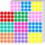 1620 Pcs Colored Dot Stickers,3/4 Inch Multicolor Round Color Coding Labels