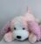 16″Microwavable Rainbow Dog Stuffed Animal Weighted Dog Plush Toy Colorful