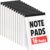 16 Pack Note Pads Bulk, Small Legal Pads 5″ x 8″ Narrow Ruled Lined Writing Pad, 30 Sheets (60 Pages) Notepad for Office Home School, Perforated, Office Supplies