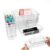 16 PCS Expandable Drawer Organizers, 2-Size Clear Acrylic Storage Box