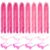 16 Pcs Pink Boa Set with Heart Sunglasses, 6-Foot Fluffy Pink Feather Boa Bulk for Party Decor, Jumbo Pipe Cleaners for DIY Crafts, Wedding Birthday Tea Christmas Favors
