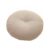 17.7 x 17.7 x 4.7 Inch Round Floor Cushion with EPE Foam Core, Cotton Linen Cover for Living Room Seating
