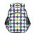 17 Inch Backpack for Kids, Carnival Print Plaids Backpack Elementary School
