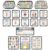 17 Pcs Calm Corner Posters for Classroom, Composition Style Calm Down Corner Bulletin Board Set, Feelings Char Emotions Management Poster for Kids, Kindergarten Decor