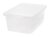 17 Qt. Plastic Storage Bin with Lid, Stackable Storage Container, Tote, Clear