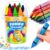 18 Colors Jumbo Crayons for Toddlers, Washable Easy Grip Large Crayons for Kids, Non-Toxic Big Crayon for Coloring, School Art Crafts Supplies, Classroom Must Haves, Birthday Gifts for Boys Girls
