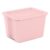 18 Gallon Pink Storage Bin with Snap-On Lid