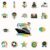 18 Graduation-Themed Magnetic Stickers, Car Magnetic Stickers