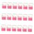 18pcs 18pcs Small Heart Binder Clips Metal Cute Foldback Clips