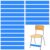 18 Pcs Classroom Chair Bands for Kids with Fidgety Feet,Stretchy Rubber Fidget Bands,Flexible Desks Stretch Foot Band ADHD Autism Tools for Students Sensory