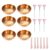 18 Pcs Facial Treatment Mixing Bowl Set, Gold Stainless Steel Esthetician Bowls with Silicone Scrapers, Nylon Brushes, Skincare Tools for Home and Spa Use