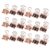 18pcs Numbered Metal Binder Clip for Invoices and School Papers 1.2