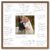 18×18 Signature Picture Frame with 8×8 White Mat, Solid Oak Wood, Walnut