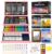 192-Pack Art Set,Acrylic Pad,Watercolor Book, Sketch Book,Canvases,Brushes
