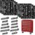 192 Pcs Magnetic Tool Box Labels, Vinyl Tool Organizer Stickers, Durable Labels Magnet for Workshop Storage, Toolbox Labels for Garage and Tool Chest Organization