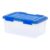 19 Qt. Clear Plastic Storage Bins Container, Household Storage for Home Closet Garage Basement