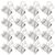 1 Box Mm Small Metal Binder Clips for Bills and Notes Organizing