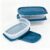 1 Gallon Food Storage Containers,3 Pack Stackable Meal Prep Rectangle Set
