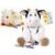 1i4 Group Warm Pals Cow Microwavable Stuffed Animals, Baby + Full Size Set