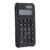 1InTheOffice 10 Digit Pocket Calculator, Dual Powered Handheld (Solar and Battery), Black, 1 Pack