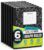 1InTheOffice Graph Paper Composition Notebook, Graph Ruled notebook, Quad Ruled Composition Notebook, 9.75″ x 7.5″, Black, 6 Pack