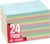 1InTheOffice Pastel Sticky Notes 3×3, Sticky Note Pads, Self-Stick Note Pads, Assorted Colors, 100-Sheet, 24/Pack