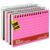 1InTheOffice Spiral Index Cards 3×5, Ruled Neon Flashcards Notecards with Ring, Assorted Colors, 50 Cards/Pack (4 Pack)