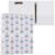1 Pack 3 D-Rings 1.5 in Binder PVC Hardcover A4 Document Organizer
