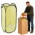 1 Pack Pop Up Leaf Bag Holder, Reusable PVC Leaf Bag Chute for Easy Leaves Collecting, Lawn Bags Holder Stand Yard Bag Funnel for Outside Paper Yard Waste Bag