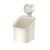 1 Pack Suction Cup Shower Caddy, Drill-Free Wall Mount Storage Box for Bathroom Essentials, PP Plastic Organizer with Drainage
