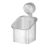 1 Pack Suction Cup Shower Caddy, Drill-Free Wall Mount Storage Box for Bathroom Essentials, PP Plastic Organizer with Drainage