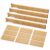 1Pc Bamboo Drawer Organizer, 17-25″ Expandable Kitchen Drawer Organizer with 4 Dividers, 9 Inserts, Desk Drawer Organizer for Kitchen Organization, Office Organization and Kitchen Cabinet Organizer