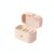 1 PC Jewelry Box, Small PU Leather Travel Case for Rings and Earrings, Compact Organizer Fits in Carry-On Luggage