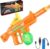 1 PCS Electric Water Gun, Ultimate Battle Blaster Water Guns with Realistic Gun Muzzle Flame High Capacity Automatic Squirt Guns Summer Outdoor Beach Swimming Pool Party Toy for Adult Kids