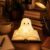 1PCS Halloween Ghost Reading Book Lamp, 3D Cute Ghost Night Light with Book