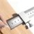 1 PCS Silvery Aluminum Alloy Carpenter’s Ruler Stoppers Steel Ruler Precision Scribe and Marking Gauge, with Woodworking and Measuring Pocket Clips 20cm