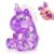 1Pcs Unicorn Stress Relief Toys Stress Balls for Adult Cute Animal Squeeze Sensory Toys Squeeze Sugar Ball Unicorn Squishy Toys for Kids Christmas Stocking Stuffer Gift ADHD Autism Anxiety(Purple)