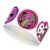 1 Roll Self-Adhesive Stickers Halloween Stickers Water Bottles Round Spiders Skeleton