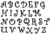 1 Set A-Z Alphabet Letters Metal Cutting Dies,26 Pcs/Set Fancy Letters English Alphabet Die Cuts for DIY Card Making Album
