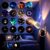 2-in-1 Galaxy Projector Night Light, USB Ocean HD Projector for Bedroom