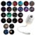 2-in-1 Galaxy Projector Night Light, USB Star Projector with Adjustable Brightness, Mini Galaxy Light Projector for Bedroom Ceiling Wall Room Decor