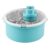 2-in-1 Spin Drainer Salad Spinner (Aqua Blue)