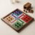 2-in-1 Wooden Ludo and Snakes & Ladders Board Game, Antique Wood, Magnetic Pieces, 10 & 12 Inch, for Kids and Adults (11 Inches)